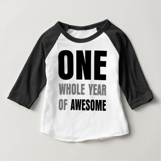 1st Birthday One Year of Awesome T-shirt