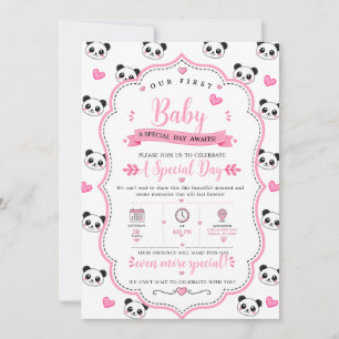  1st birthday party  Invitation