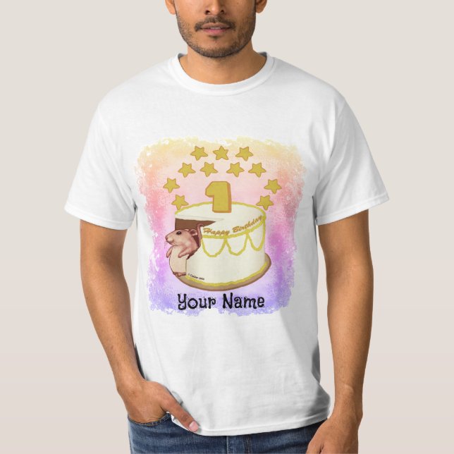 1st Birthday Party Mouse  t-shirts (Front)