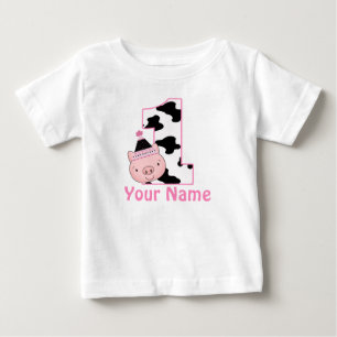 1st Birthday Personalized Little Piggy Shirt