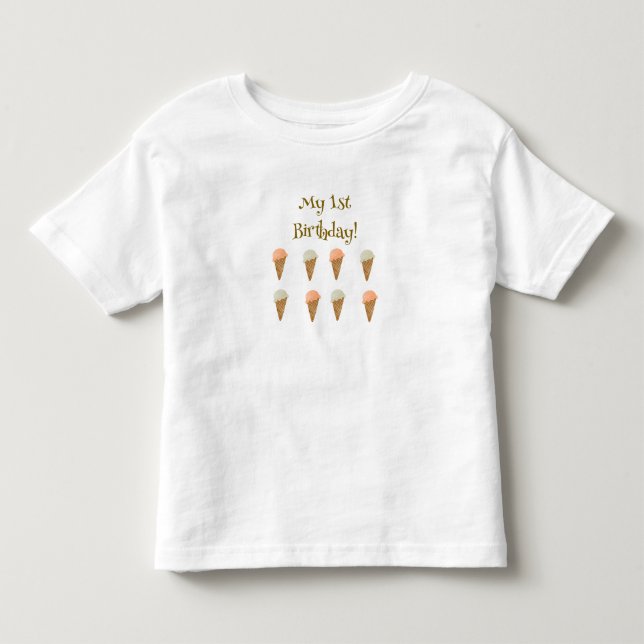 1st Birthday! T-Shirt (Front)