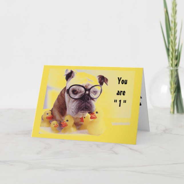 1st BIRTHDAY TIME FOR CAKE, FUN AND KISSES/HUGS Card (Front)
