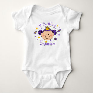 1st Birthday Twincess Personalized Shirt