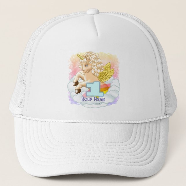 1st Birthday Unicorn hats (Front)