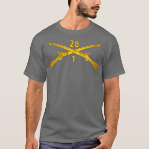 1st Bn 26th Infantry Regiment w Infantry Br wo Txt T-Shirt