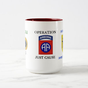 1ST BN (ABN) 504TH 82D OPERATION JUST CAUSE MUG