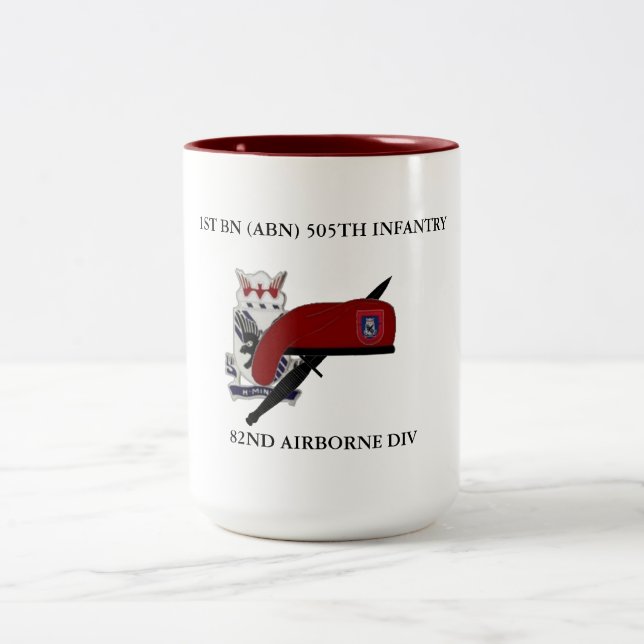 1ST BN (ABN) 505TH INFANTRY MUG (Center)