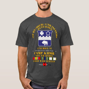 1st Bn M 17th Infantry 7th ID Camp Kaiser Korea Un T-Shirt