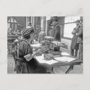 1st Calculating Machine Competition April 24, 1921 Postcard