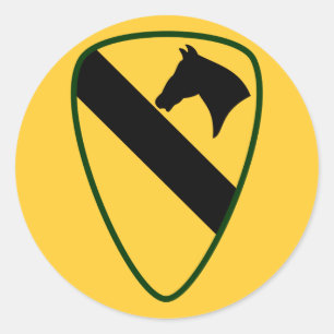 1st Calvary Division Classic Round Sticker
