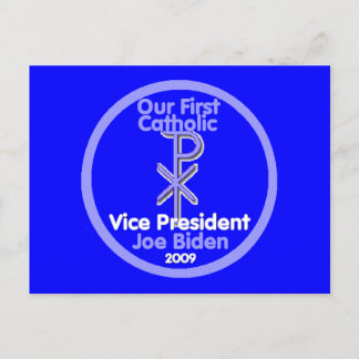 1st CATHOLIC VP Postcard