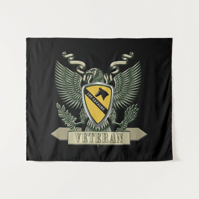 1st CAV Cavalry Division Tapestry (Front (Horizontal))