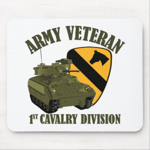 1st Cav Vet - Bradley Mouse Pad
