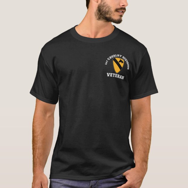 1st Cav Vet - College Style T-Shirt (Front)