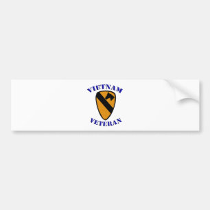 1st Cav Vietnam Veteran Bumper Sticker