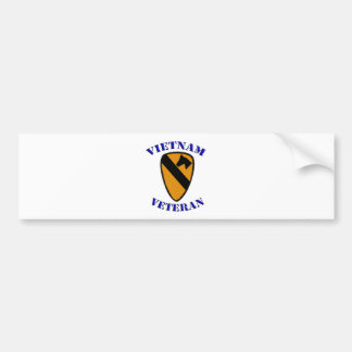1st Cav Vietnam Veteran Bumper Sticker