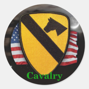 1st cavalry air cav army scrapbooks patch Sticker