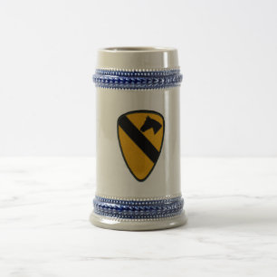 1st Cavalry Army Patch Beer Stein