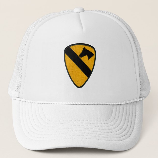 1st Cavalry Army Patch on Hat (Front)