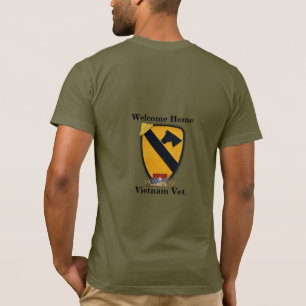 1st Cavalry Cav Airmobile First Team Veterans Vets T-Shirt