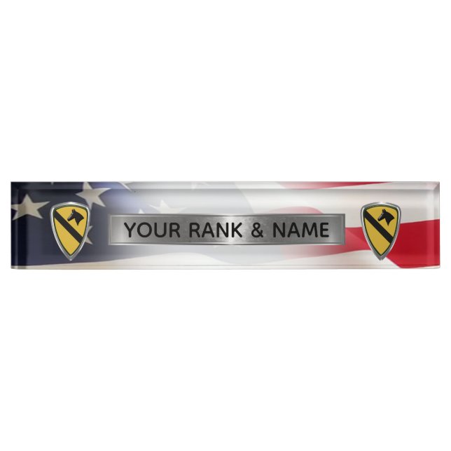 1st Cavalry Division - 1st CAV Nameplate (Front)