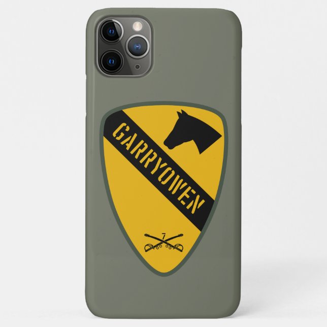 1st Cavalry Division, 7th Cavalry Regiment Case-Mate iPhone Case (Back)
