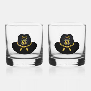 1st Cavalry Division Afghanistan  Whiskey Glass