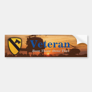 1st cavalry division air cav nam bumper sticker