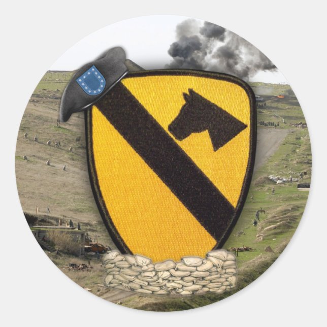 1st cavalry division air cav patch Stickers (Front)