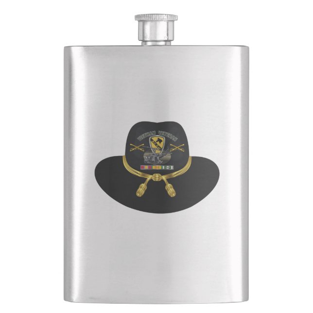 1st Cavalry Division Air Cav Vietnam Hip Flask (Front)