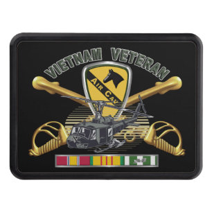 1st Cavalry Division Air Cav Vietnam Veteran   Trailer Hitch Cover