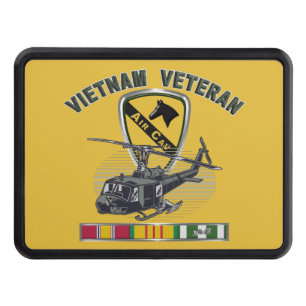 1st Cavalry Division Air Cav Vietnam Veteran   Trailer Hitch Cover