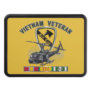 1st Cavalry Division Air Cav Vietnam Veteran   Trailer Hitch Cover
