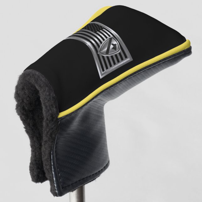 1st Cavalry Division America’s “First Team” Golf Head Cover (3/4 Front)