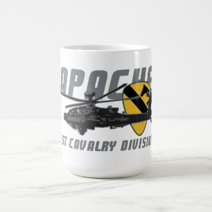 1st Cavalry Division   Attack Helicopter Coffee Mug