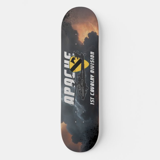 1st Cavalry Division | Attack Helicopter Skateboard (Front)
