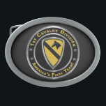 1st Cavalry Division Belt Buckle<br><div class="desc">Display your pride in our Army's famed 1st Cavalry Division – America’s First Team Vietnam Veterans! Very unique designed gift for anyone looking for that one of a kind special gift for promotion, retirement, PCS, ETS, Father’s Day, Mother’s Day, Birthday, Christmas, Veteran’s Day or any other special occasion. This newly...</div>