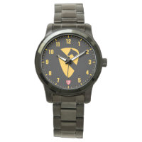 1st Cavalry Division Black Stainless Steel