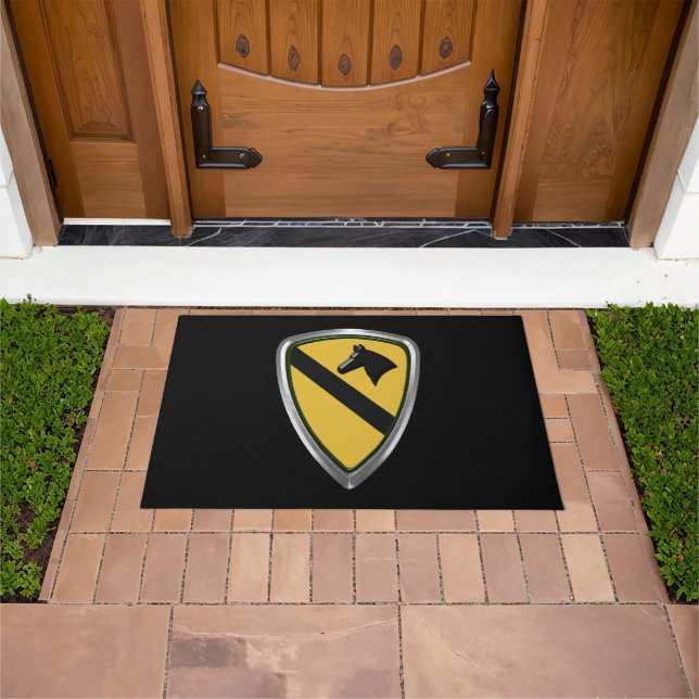 1st Cavalry Division  Doormat (Outdoor)