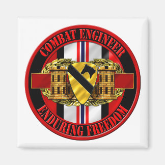 1st Cavalry Division Engineer OEF Magnet