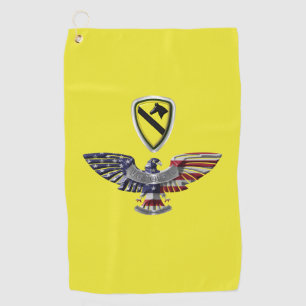 1st Cavalry Division “First Team” Eagle Golf Towel