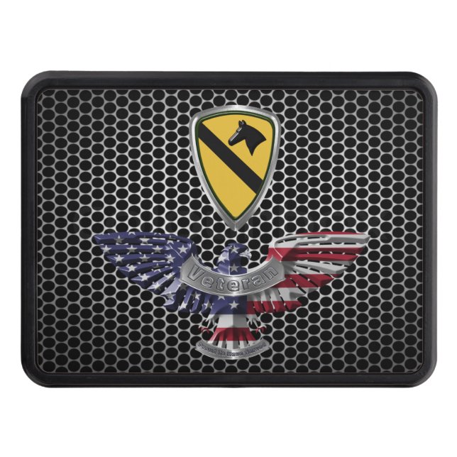 1st Cavalry Division “First Team” Hitch Cover (Front)