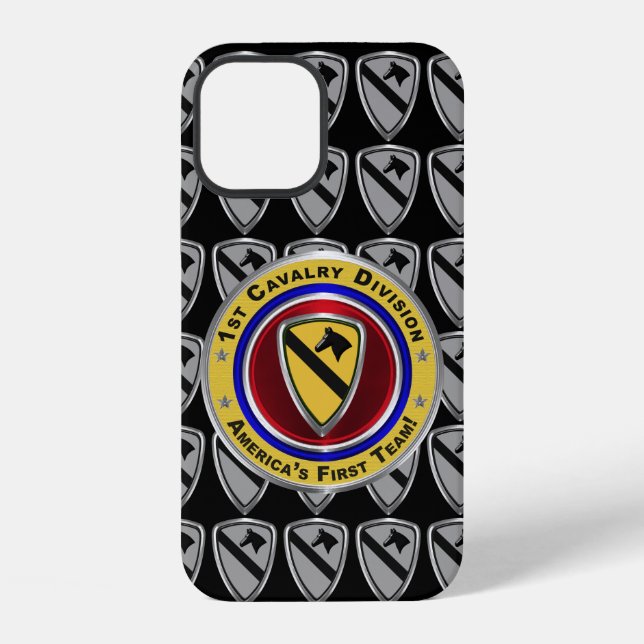 1st Cavalry Division “First Team” iPhone Case (Back)