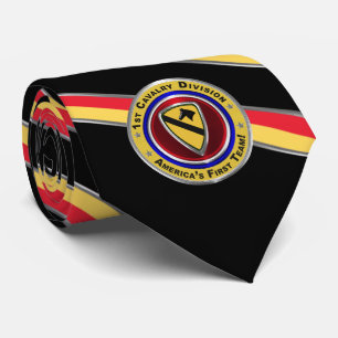 1st Cavalry Division “First Team” Tie