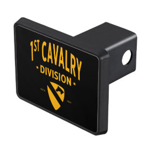 1st Cavalry Division "First Team" Trailer Hitch Cover