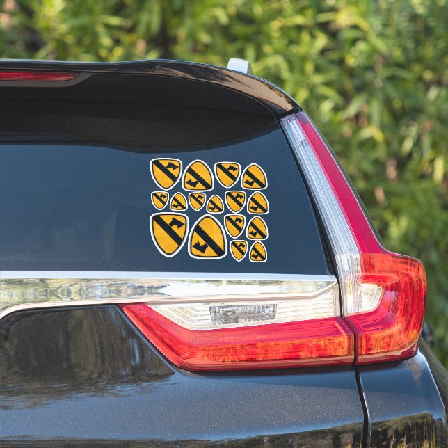 1st Cavalry Division Fort Hood Air Cav Contour Sti (Car Side)