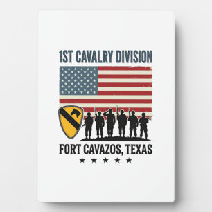 1st Cavalry Division Fort Hood Vintage Military Sh Plaque