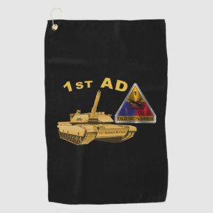 1st Cavalry Division  Golf Towel