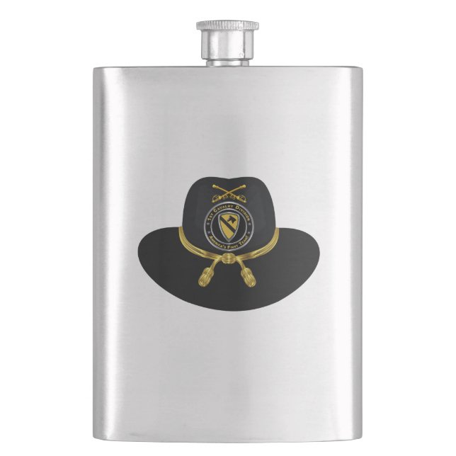 1st Cavalry Division Hip Flask (Front)