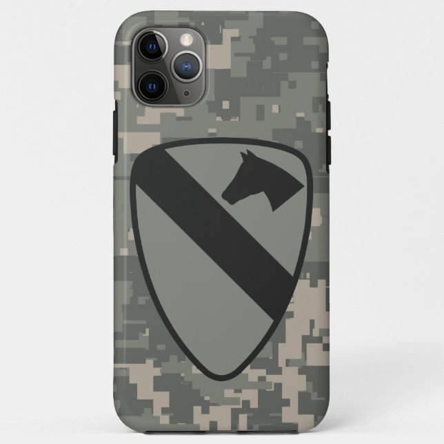 1st Cavalry Division iPhone Case ACU (Back)